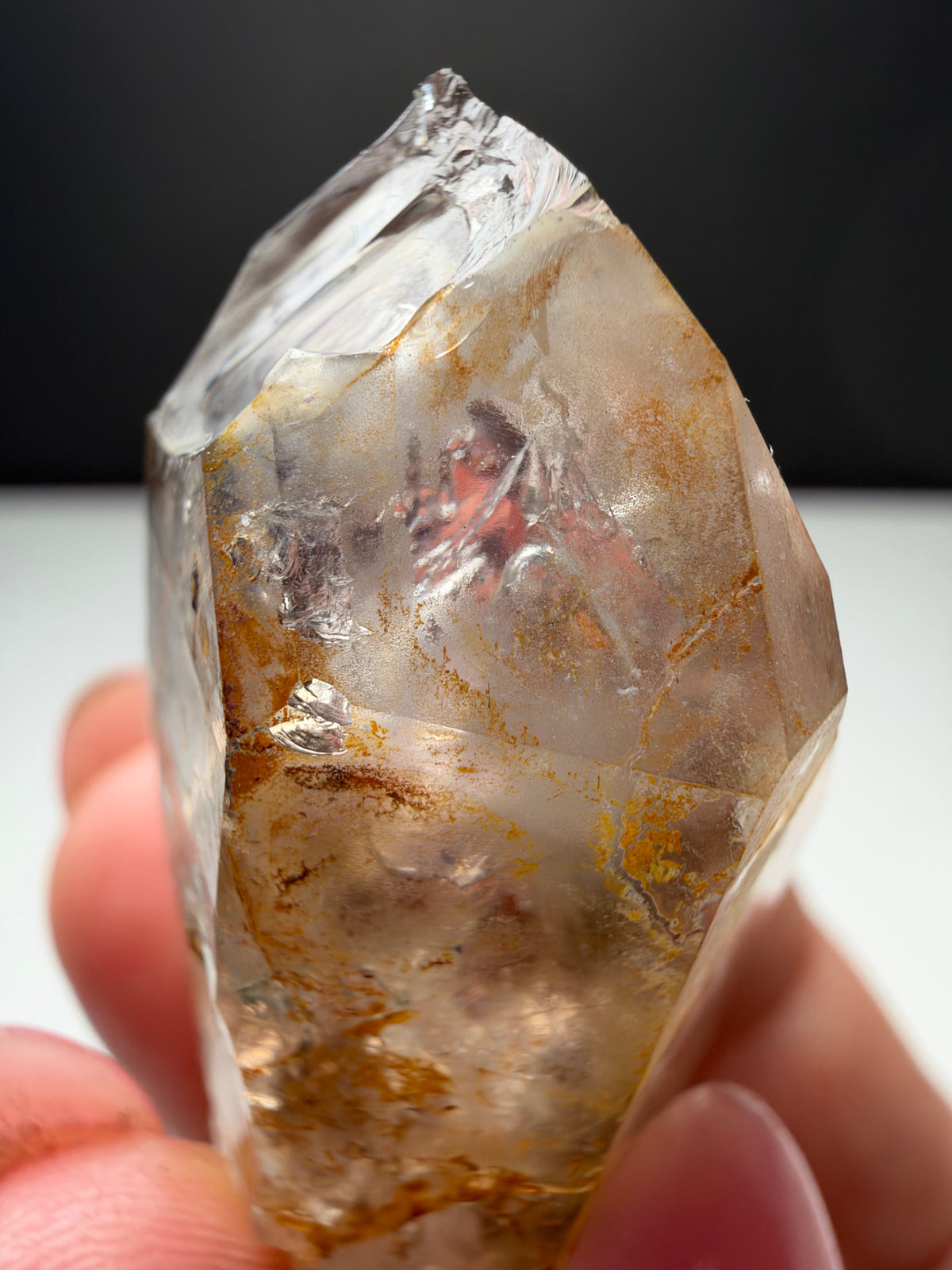 3+ Bubbles, Enhydro Quartz, Goboboseb, Namibia