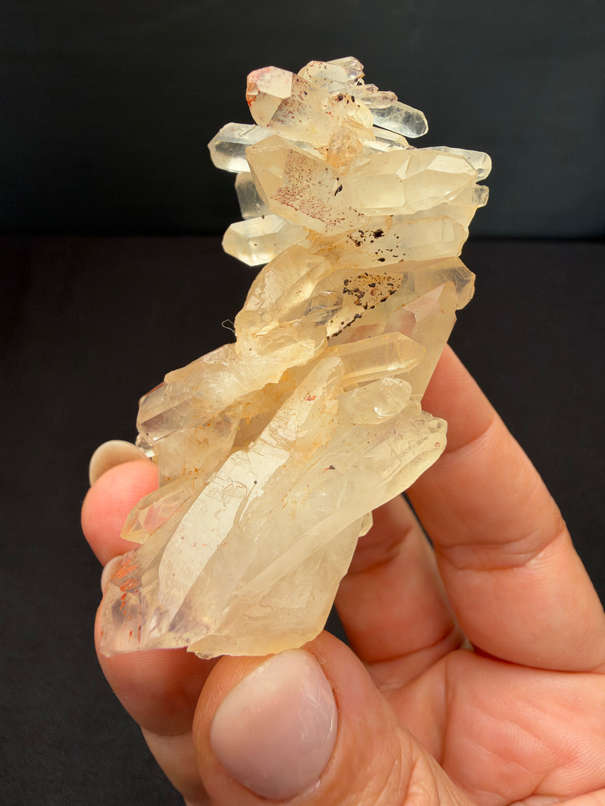 Faden Quartz with Hematite, Iouriren Mine, Morocco