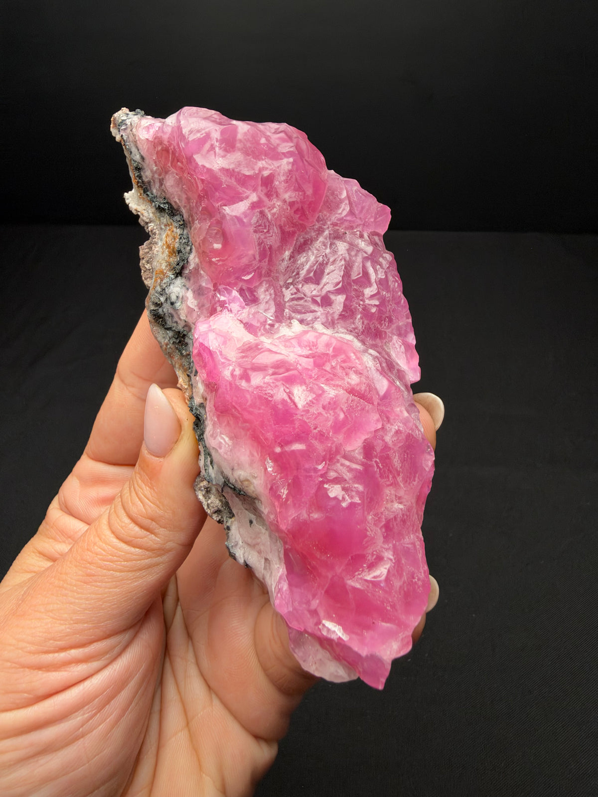 Cobalt Bearing Calcite, Bou Azzer Mine, Morocco