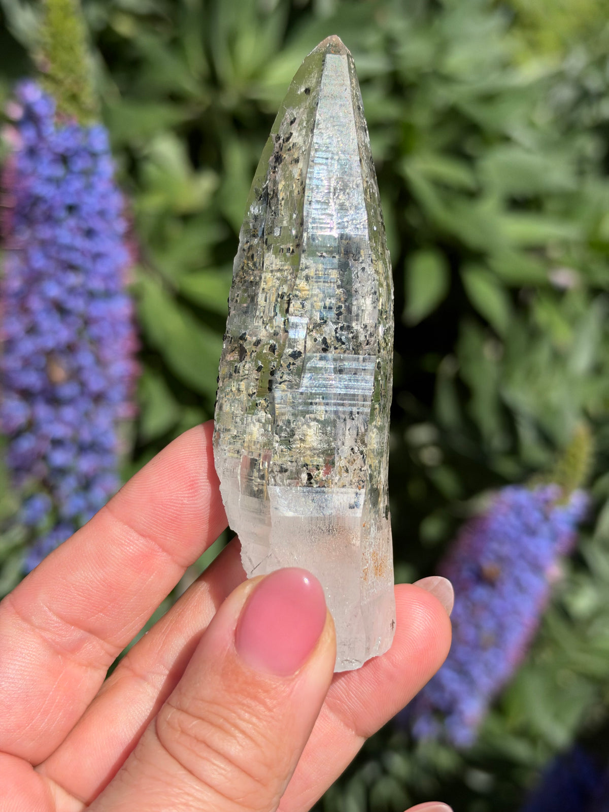 Tessin Quartz with Chlorite, Ganesh Himal, Nepal
