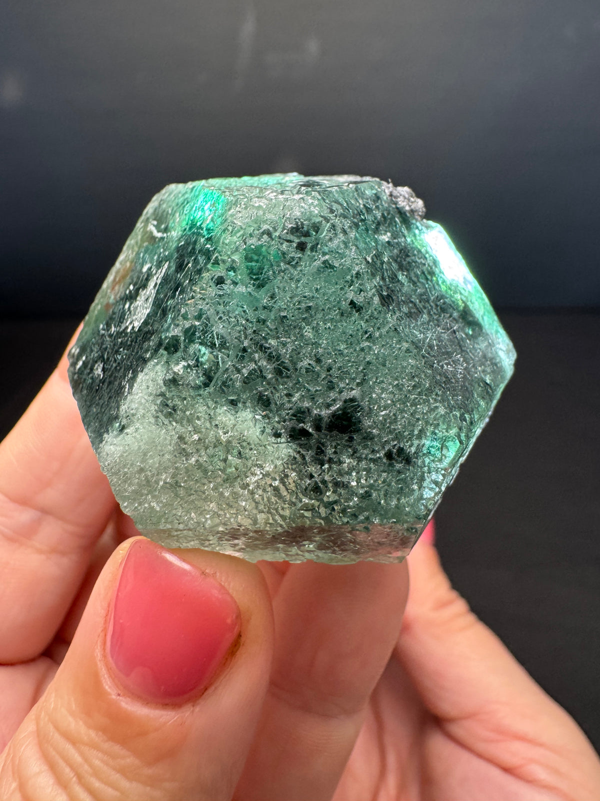 Fluorite with Boulangerite, Milpo Mine, Peru