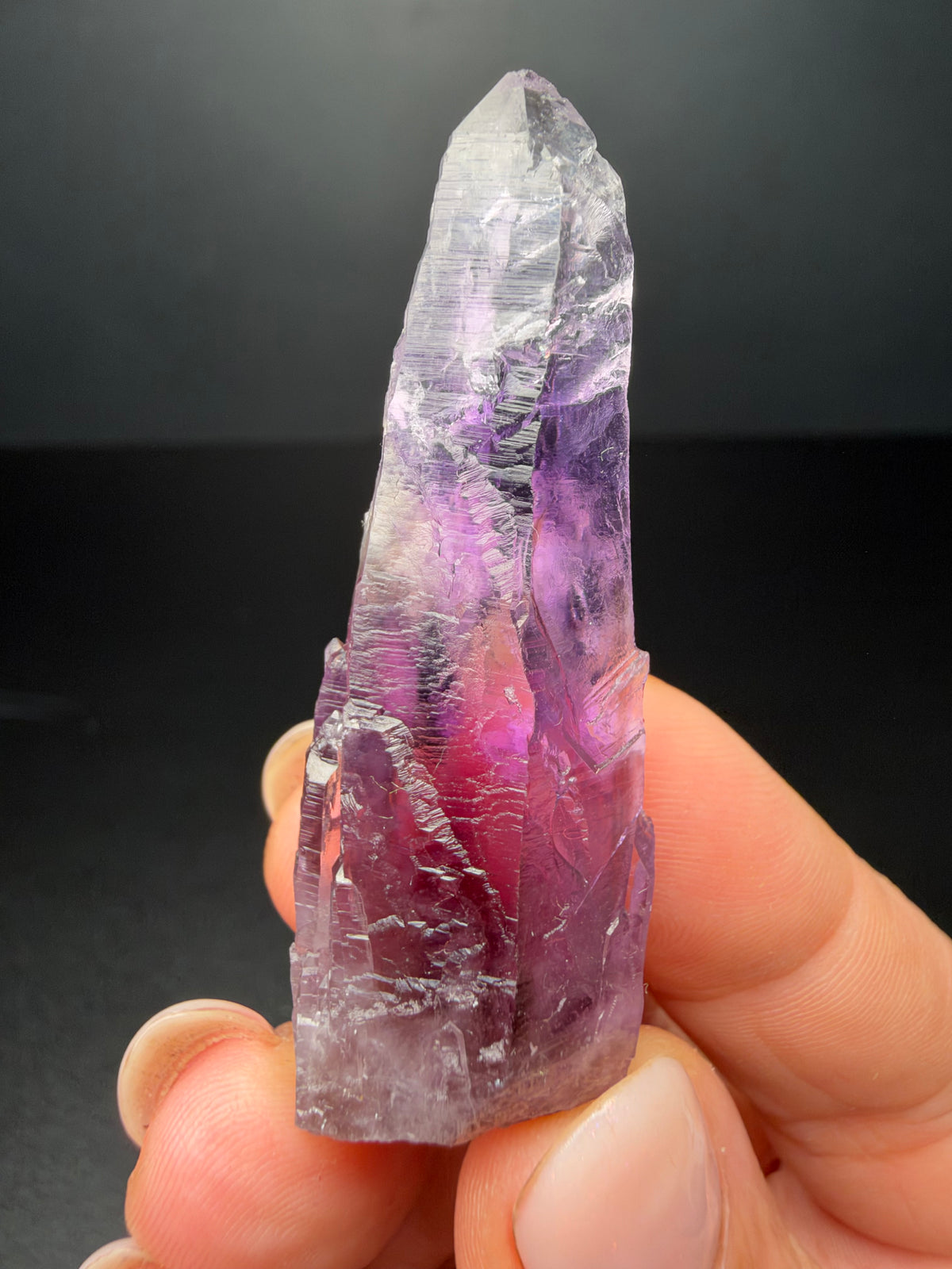 6cm Etched Amethyst, Guerrero, Mexico