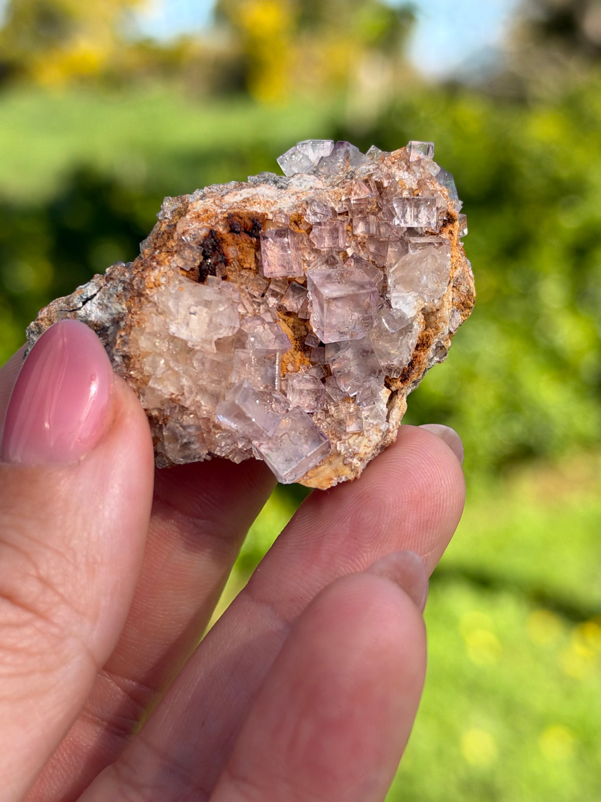 Fluorite, Hilarion Mine, Lavrion, Greece