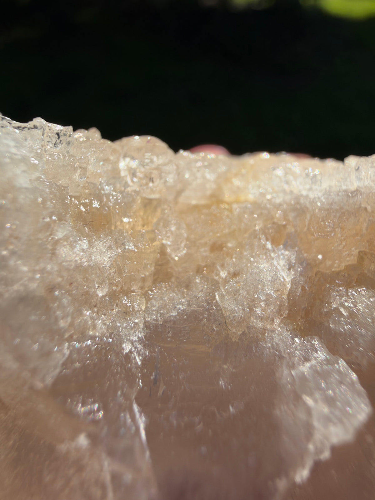 Etched Clear Fluorite, Lavrion, Greece