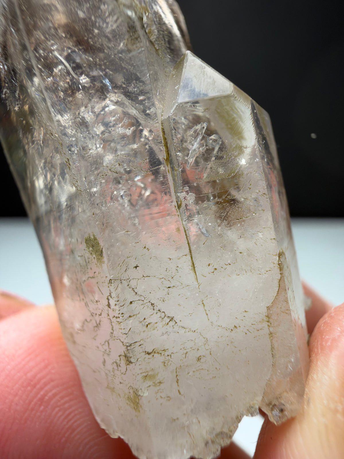 2 bubbles Enhydro Quartz, Goboboseb, Namibia