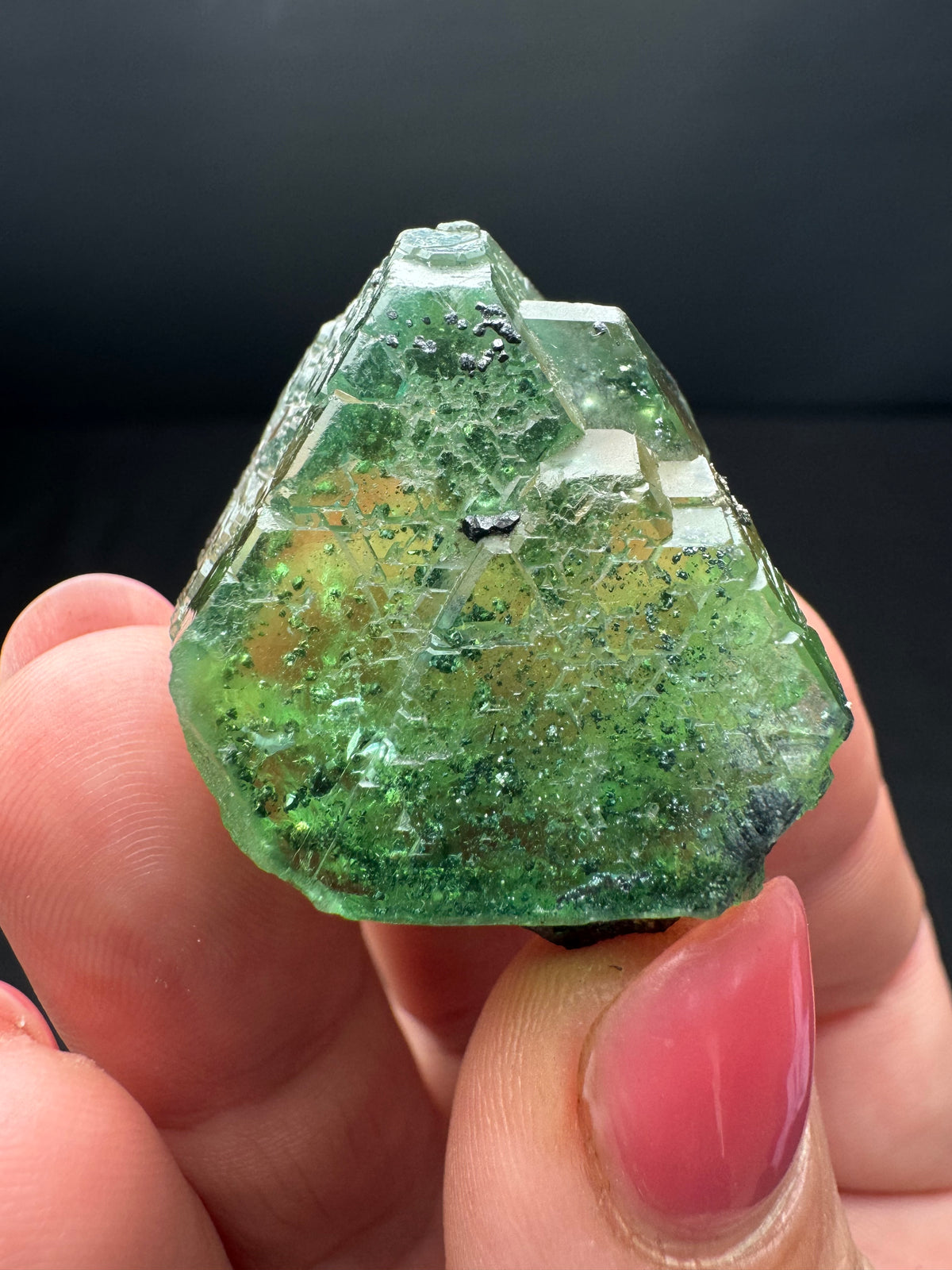 Fluorite with Pyrite, Geocronite-Jordanite, Milpo Mine, Peru