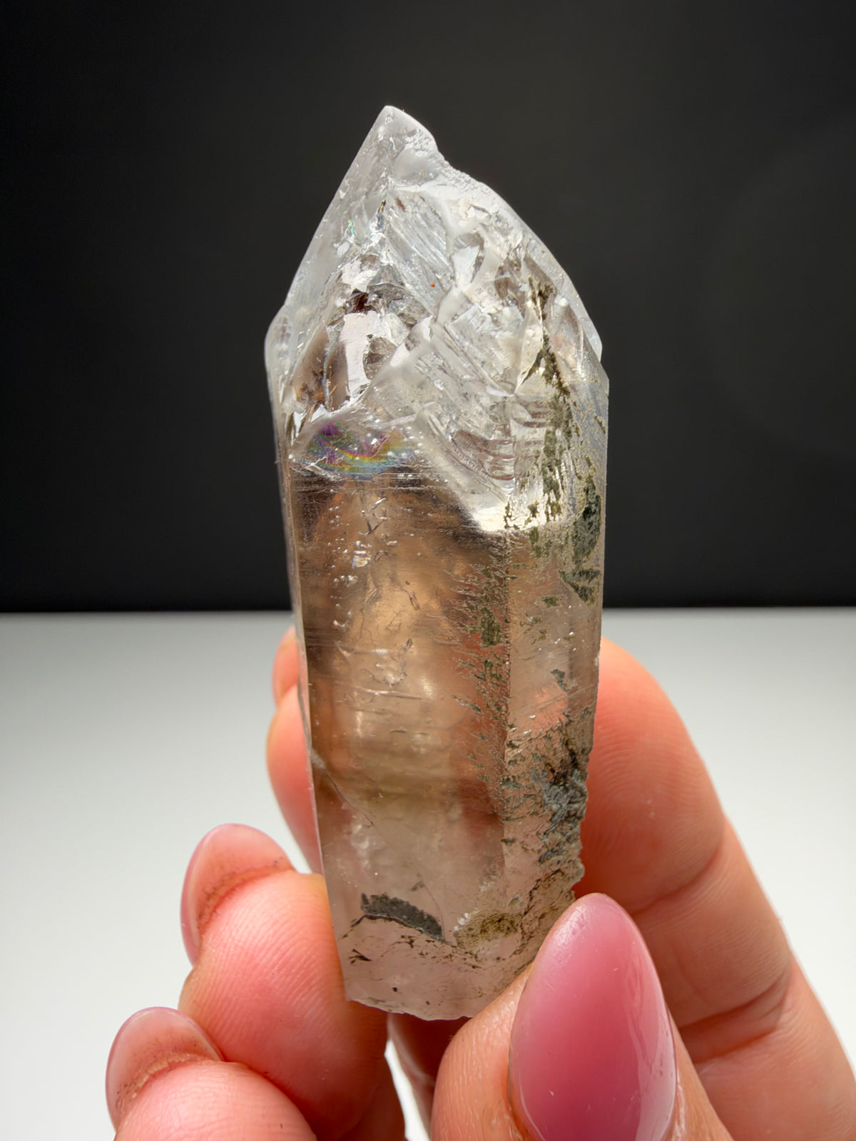 Deep Fenster Enhydro Quartz, Goboboseb, Namibia