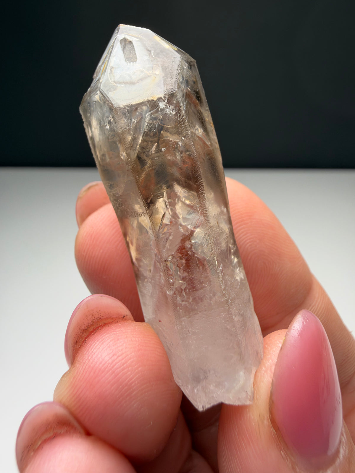 4+ bubbles Enhydro Quartz, Goboboseb, Namibia