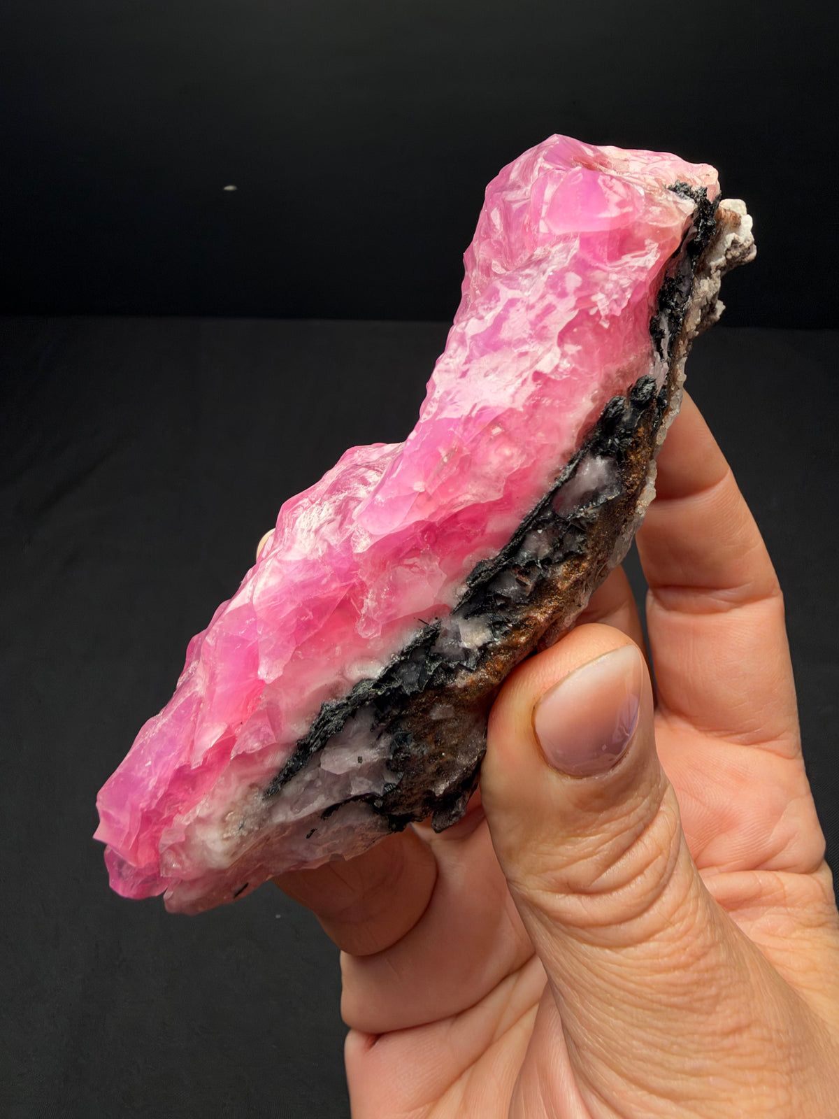 Cobalt Bearing Calcite, Bou Azzer Mine, Morocco