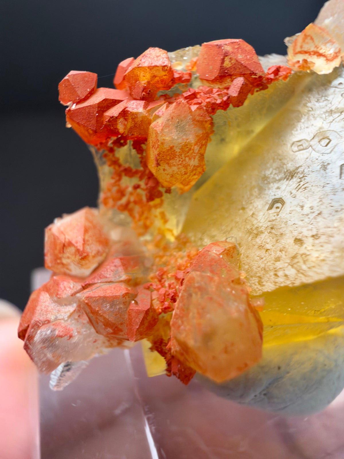 Fluorite with Quartz, Tizi n'Tichka, Morocco
