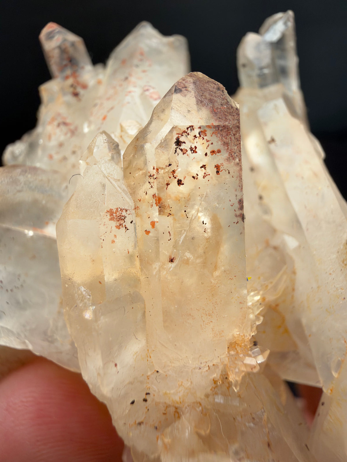Faden Quartz with Hematite, Iouriren Mine, Morocco