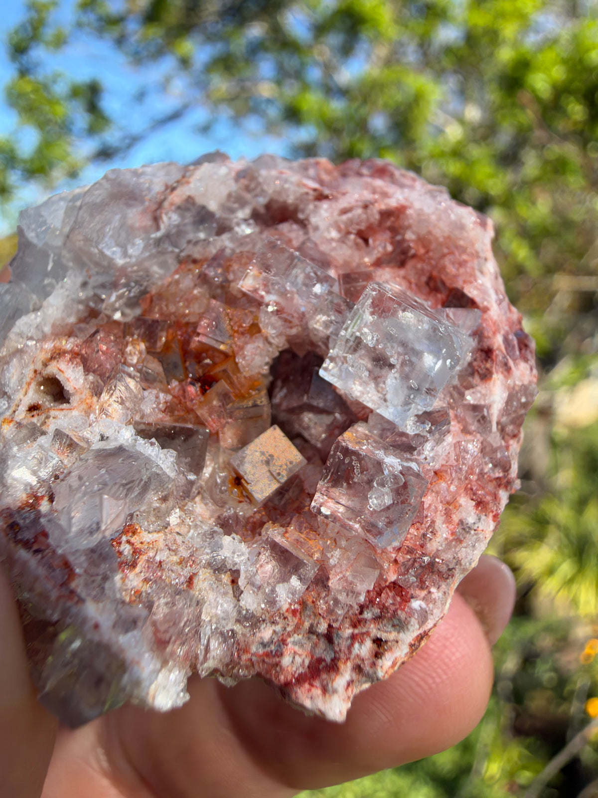 Lilac Fluorite, Hilarion Mine, Lavrion, Greece