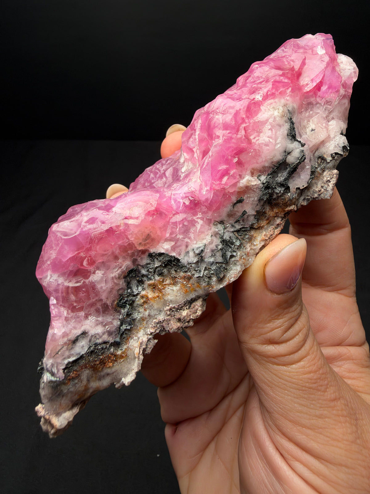 Cobalt Bearing Calcite, Bou Azzer Mine, Morocco