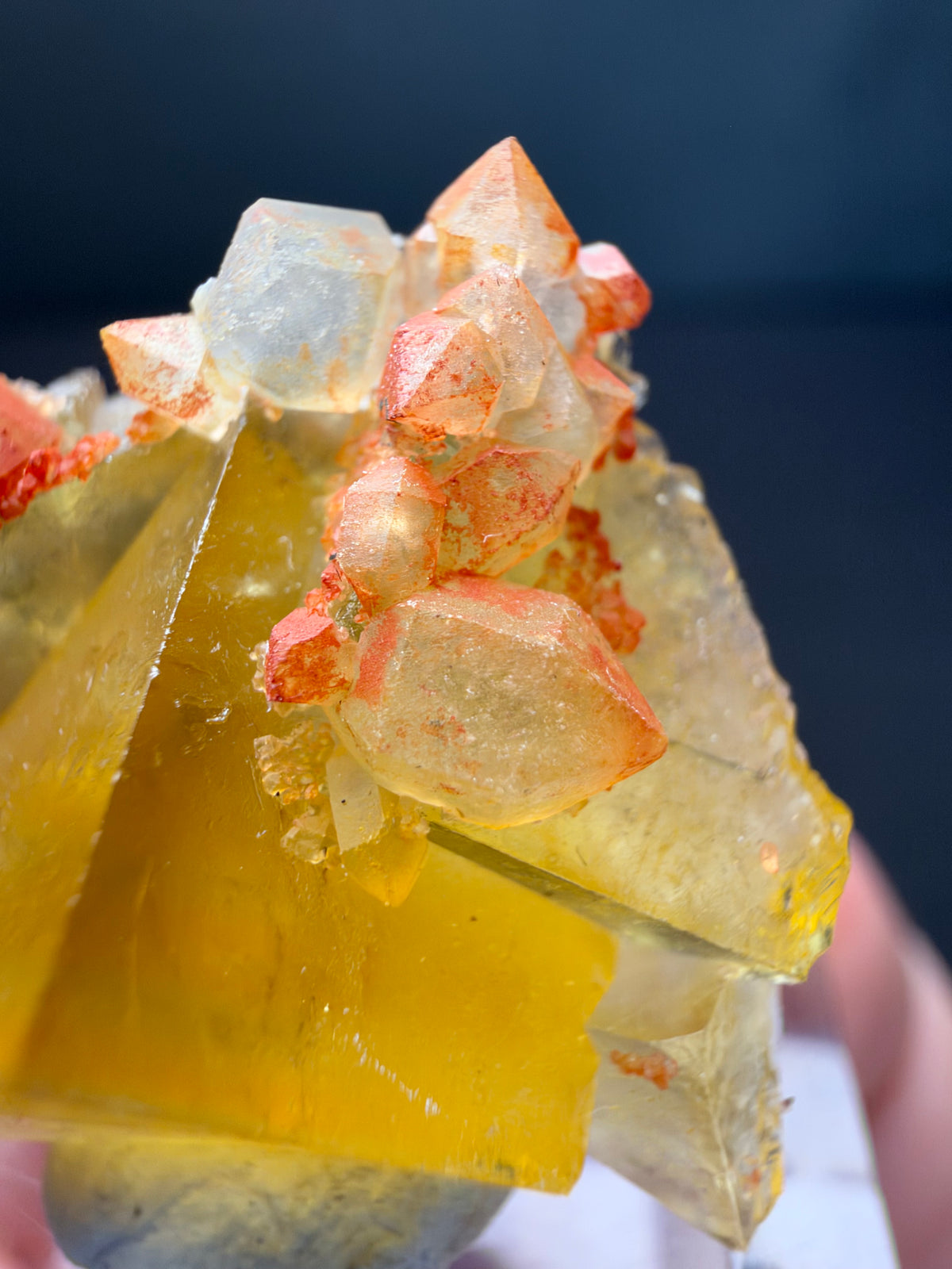 Fluorite with Quartz, Tizi n'Tichka, Morocco