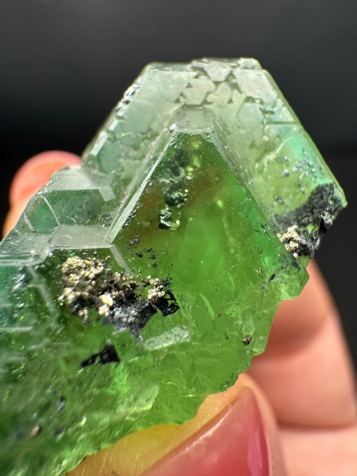 Fluorite with Pyrite, Geocronite-Jordanite, Milpo Mine, Peru