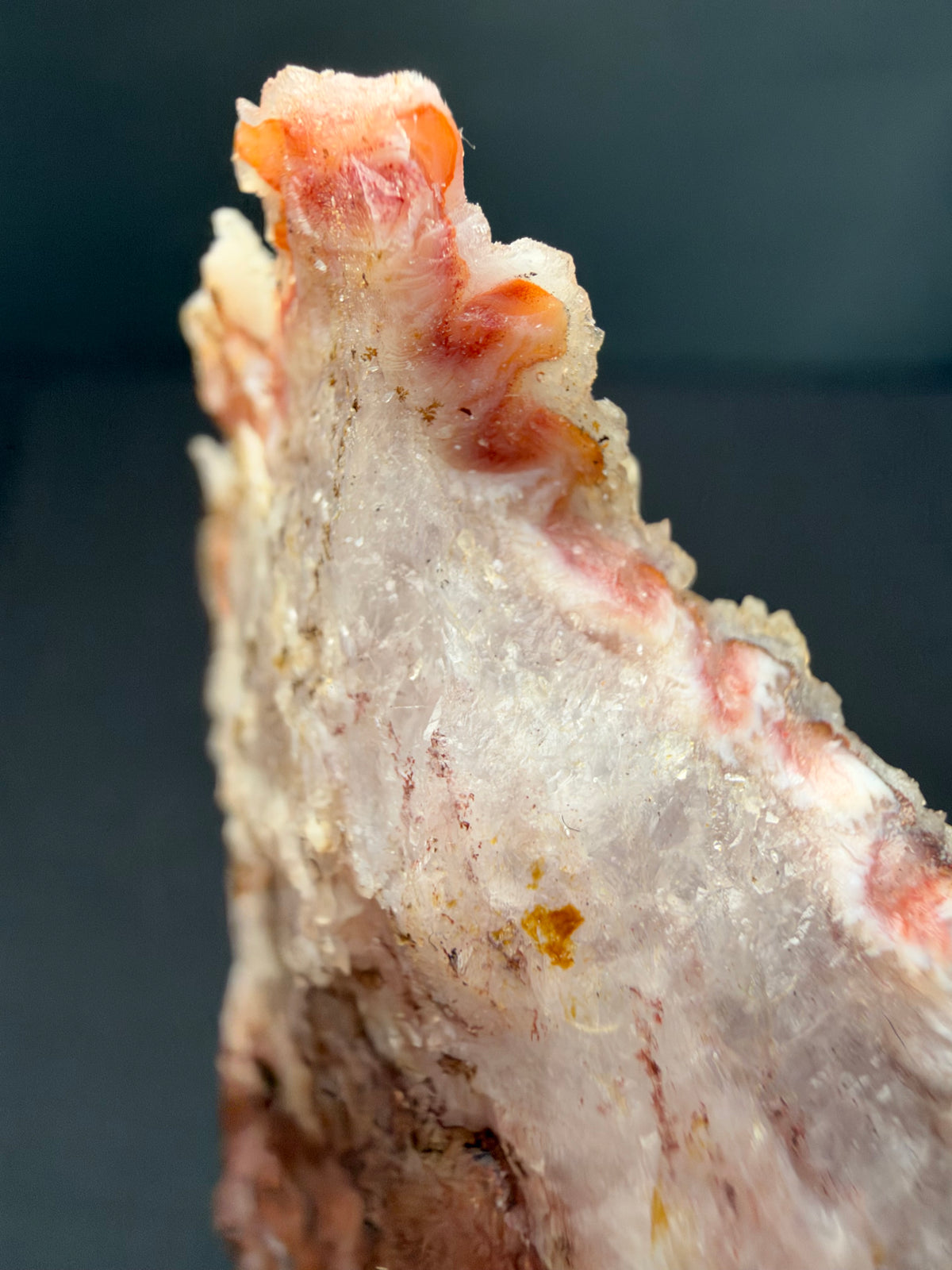 Chalcedony cast after Halite or Fluorite (Pseudomorph), Sidi Rahal, Morocco
