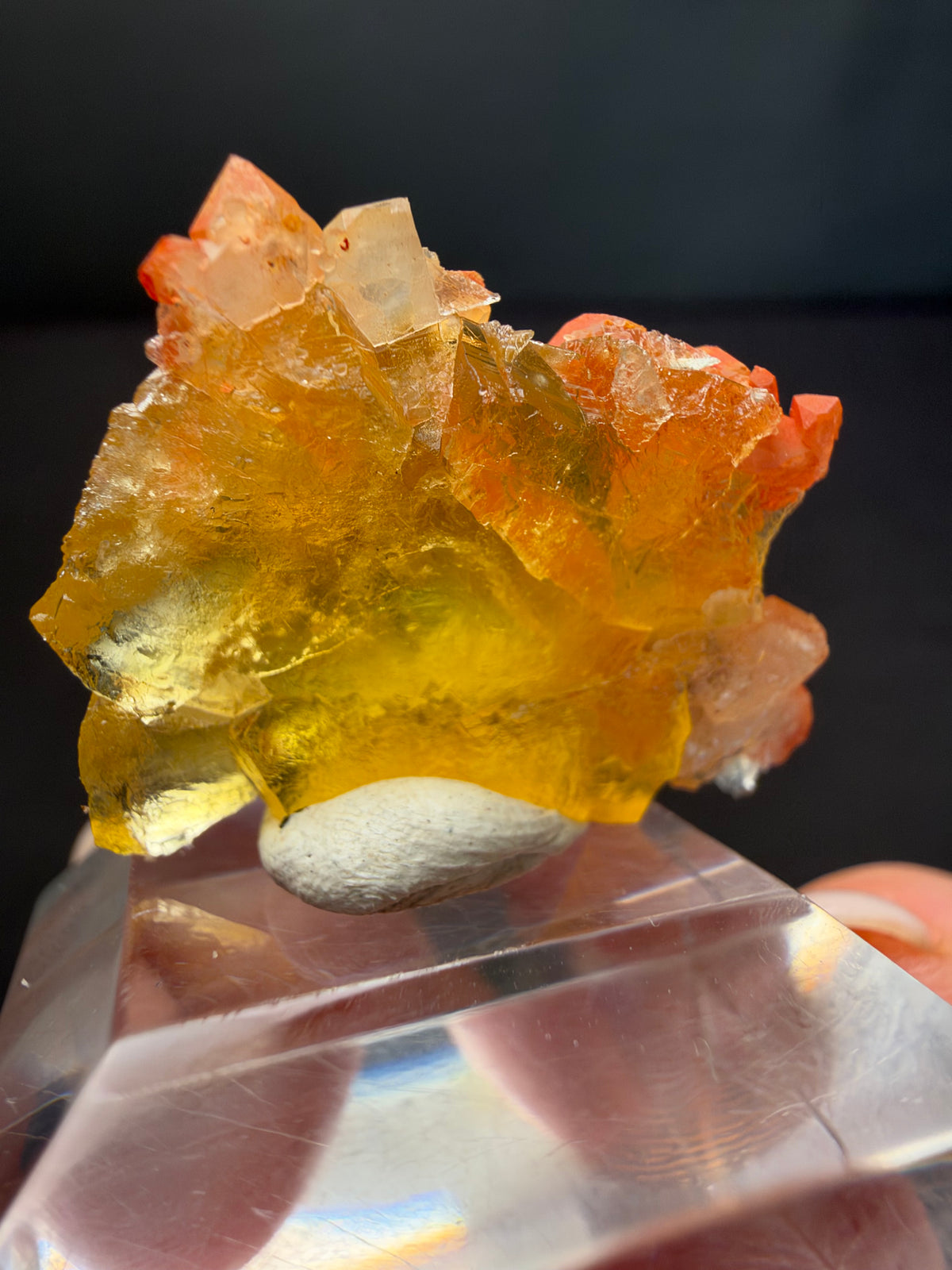 Fluorite with Quartz, Tizi n'Tichka, Morocco