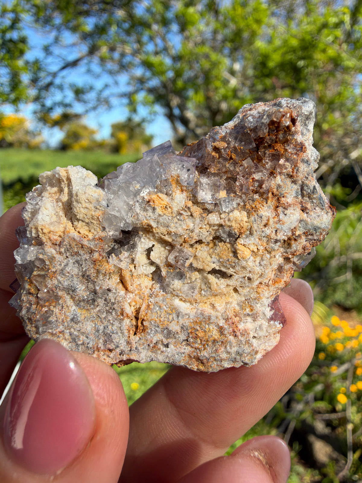 Fluorite, Hilarion Mine, Lavrion, Greece