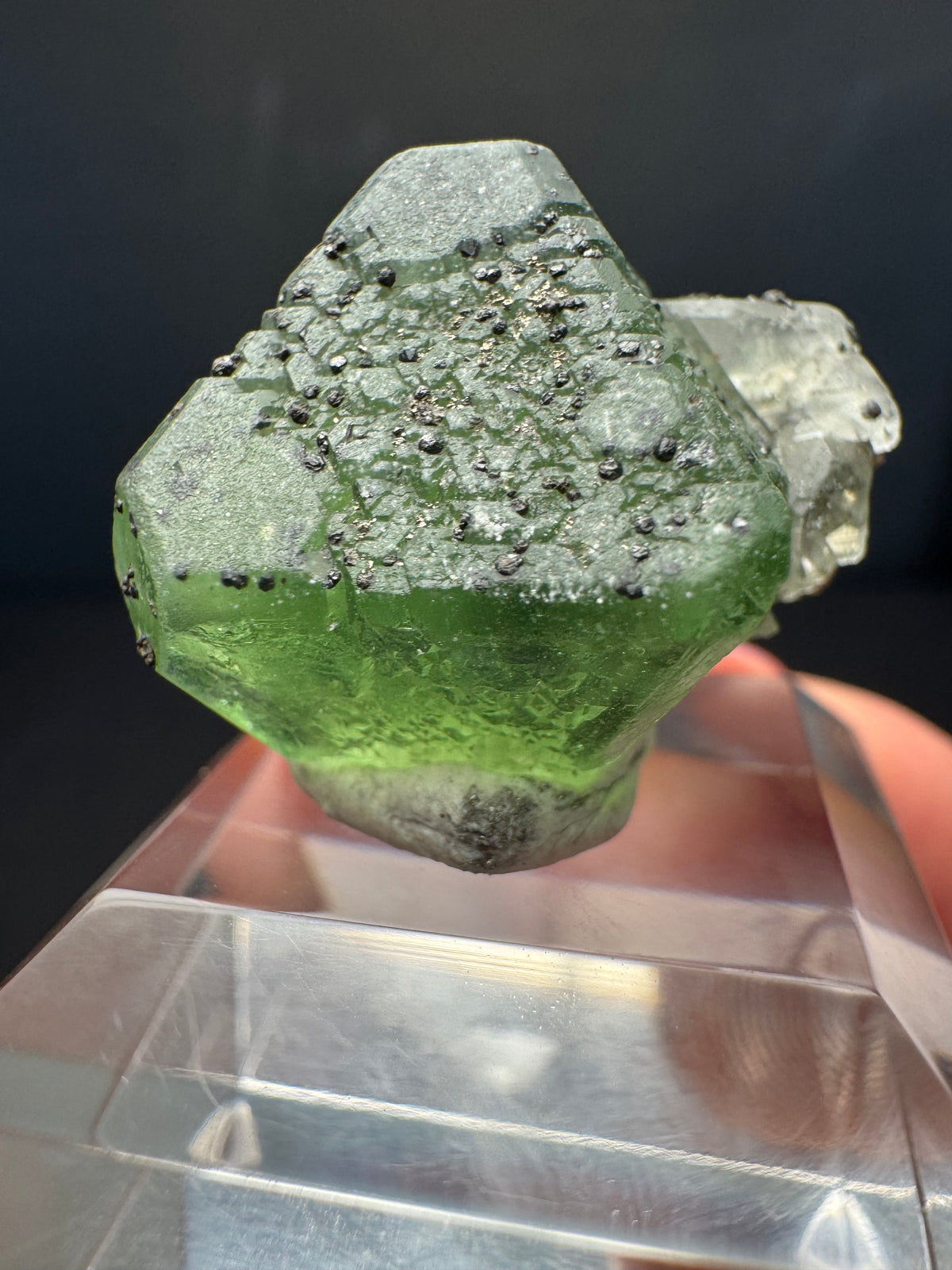 Fluorite with Sphalerite, Pyrite, Milpo Mine, Peru