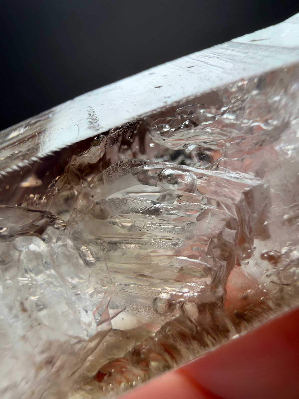 3 bubbles Enhydro Quartz, Goboboseb, Namibia