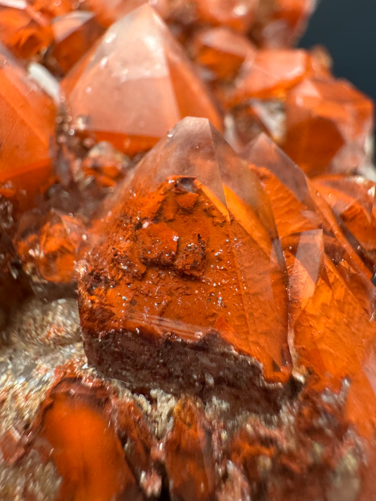 Quartz with Hematite, Orange River
