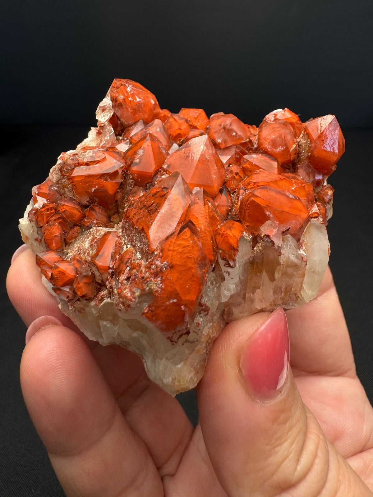 Quartz with Hematite, Orange River