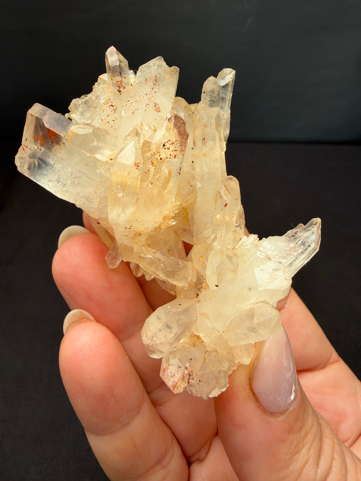 Faden Quartz with Hematite, Iouriren Mine, Morocco
