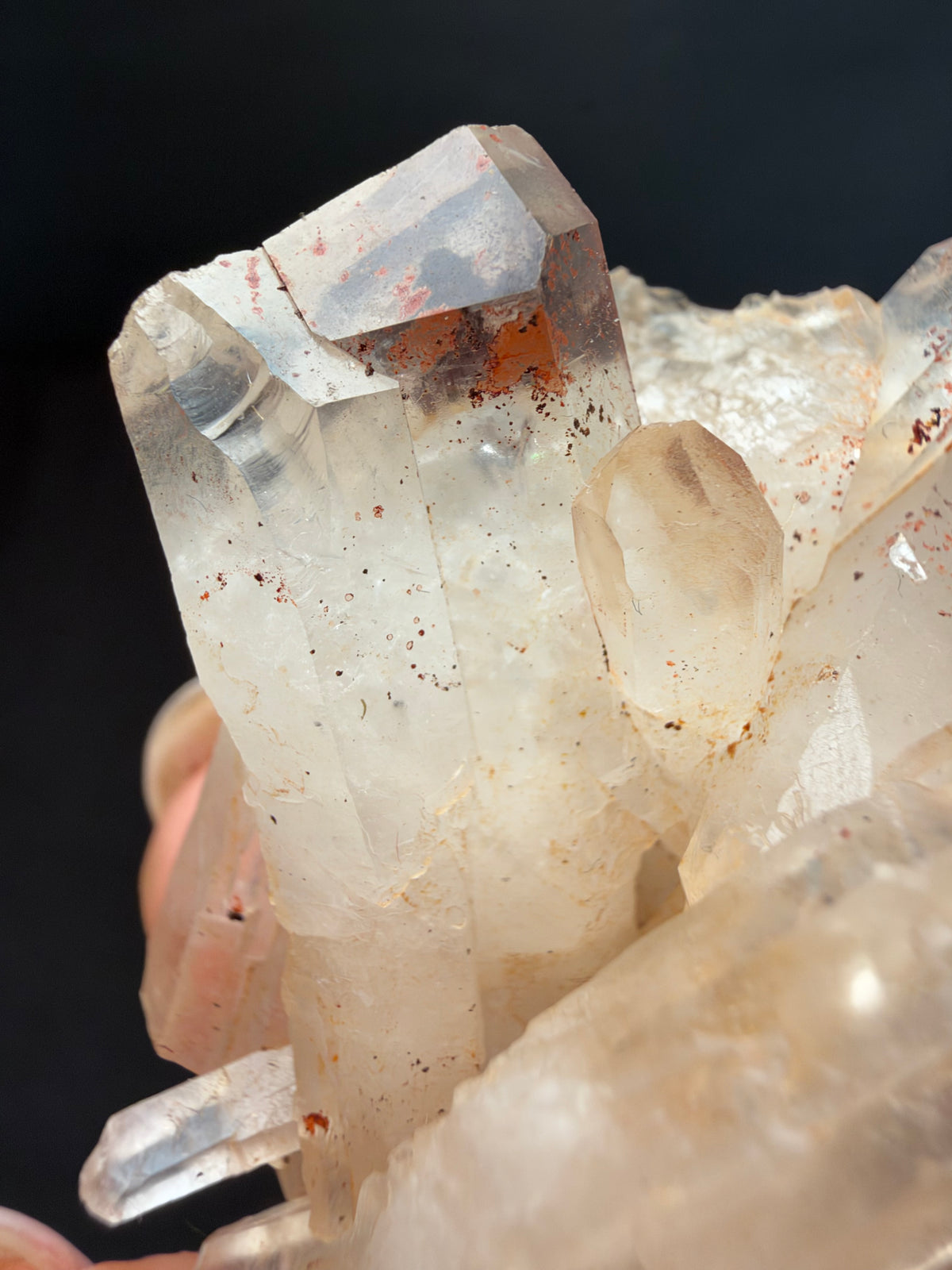 Faden Quartz with Hematite, Iouriren Mine, Morocco