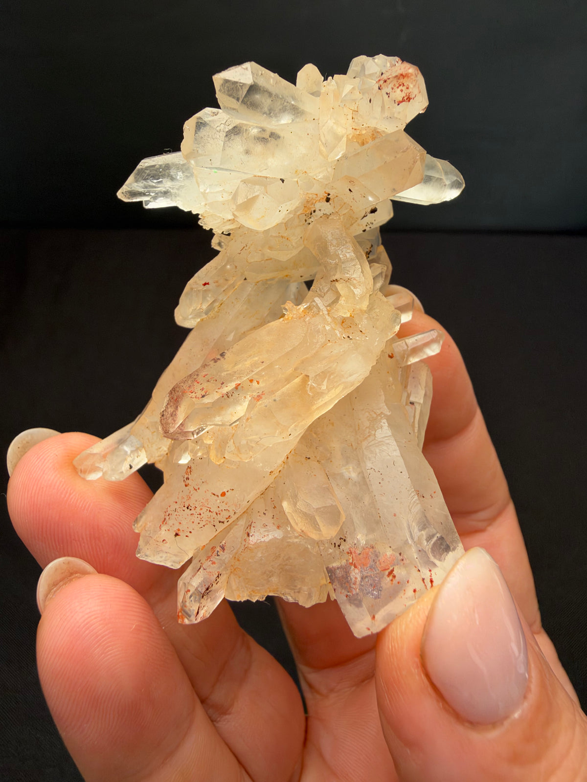 Faden Quartz with Hematite, Iouriren Mine, Morocco