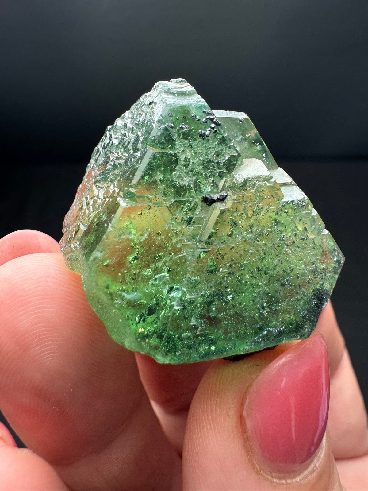 Fluorite with Pyrite, Geocronite-Jordanite, Milpo Mine, Peru