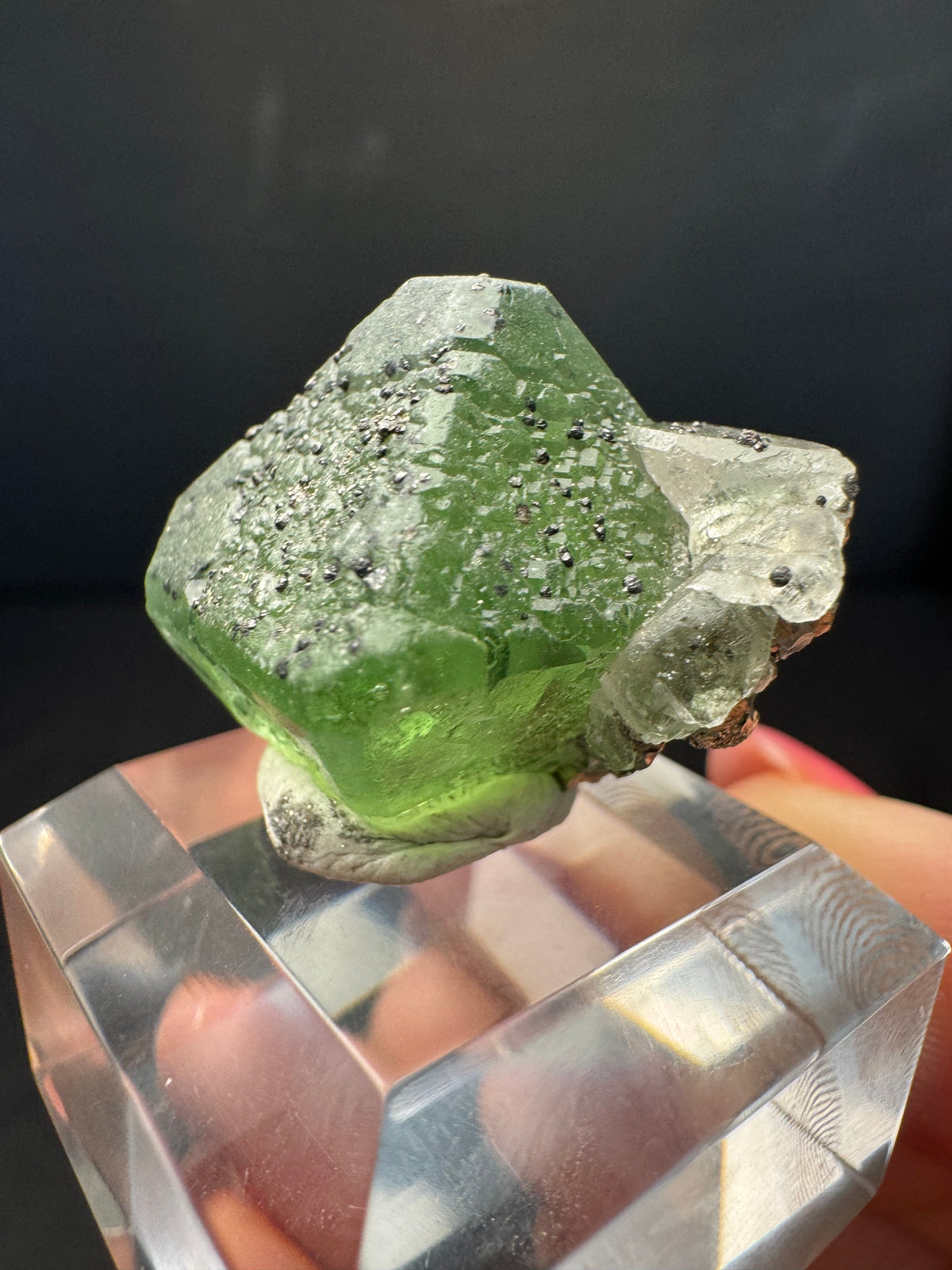 Fluorite with Sphalerite, Pyrite, Milpo Mine, Peru
