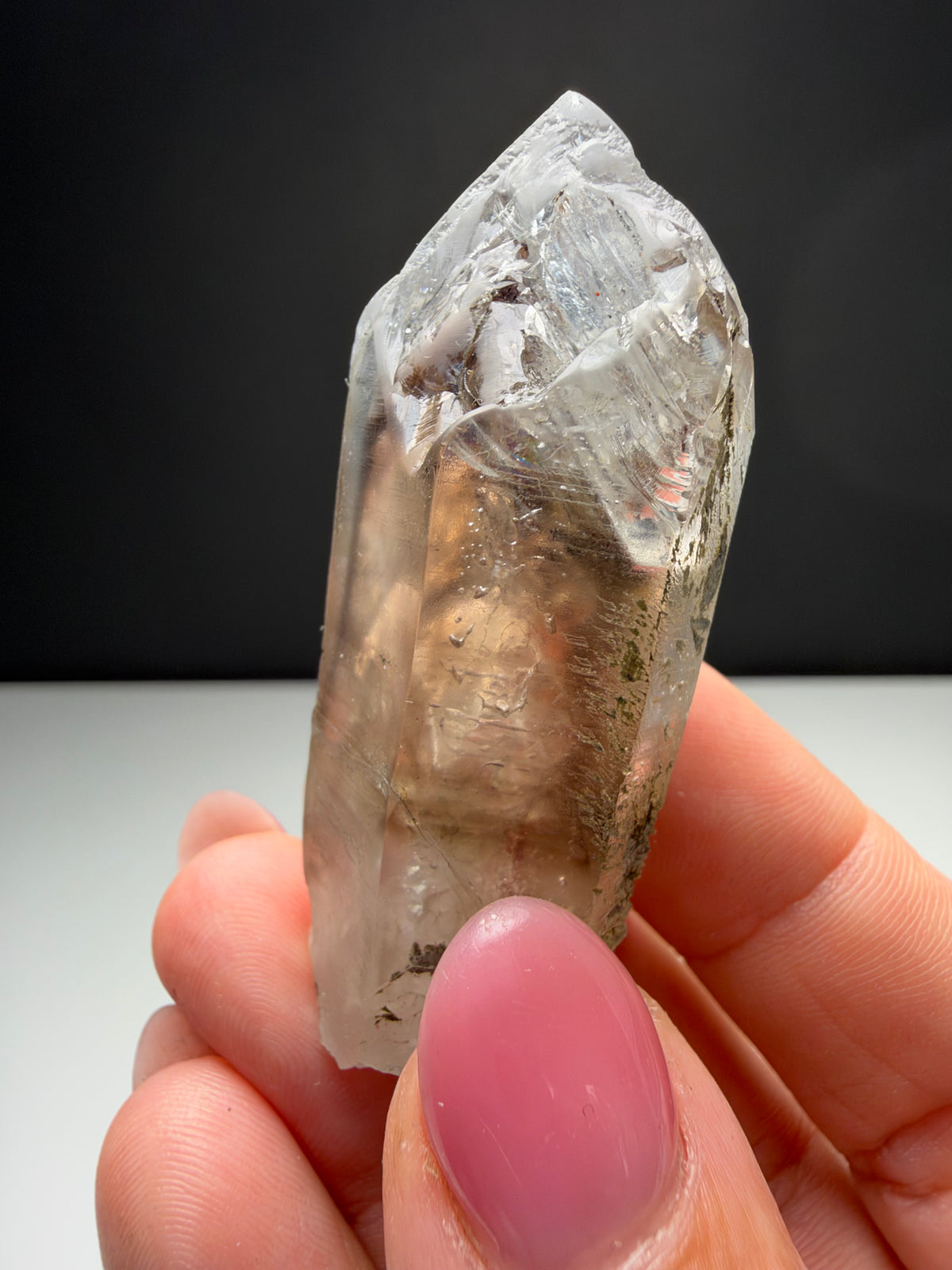 Deep Fenster Enhydro Quartz, Goboboseb, Namibia