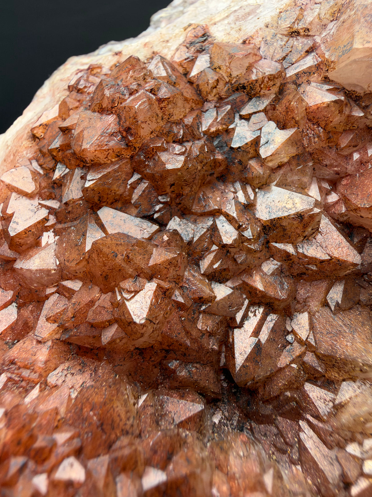 Chalcedony cast after Halite or Fluorite (Pseudomorph), Sidi Rahal, Morocco