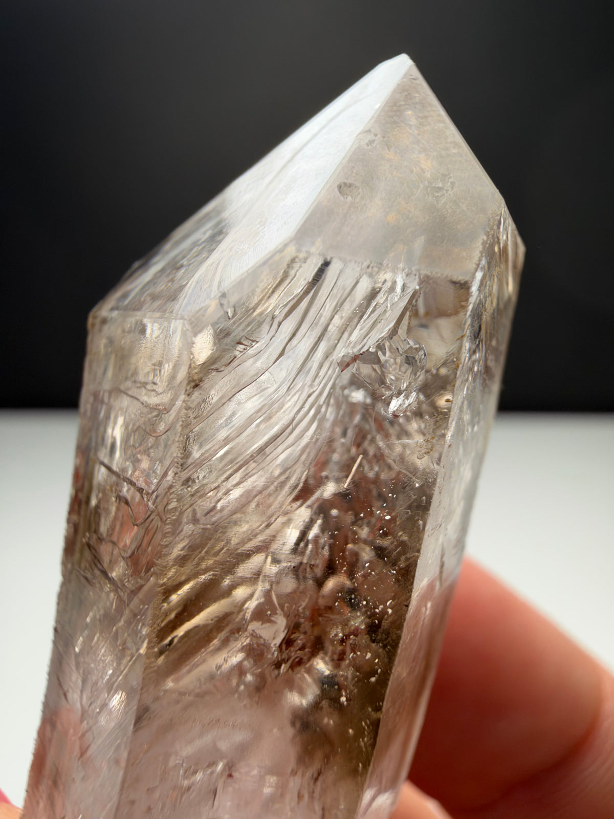 3 bubbles Enhydro Quartz, Goboboseb, Namibia