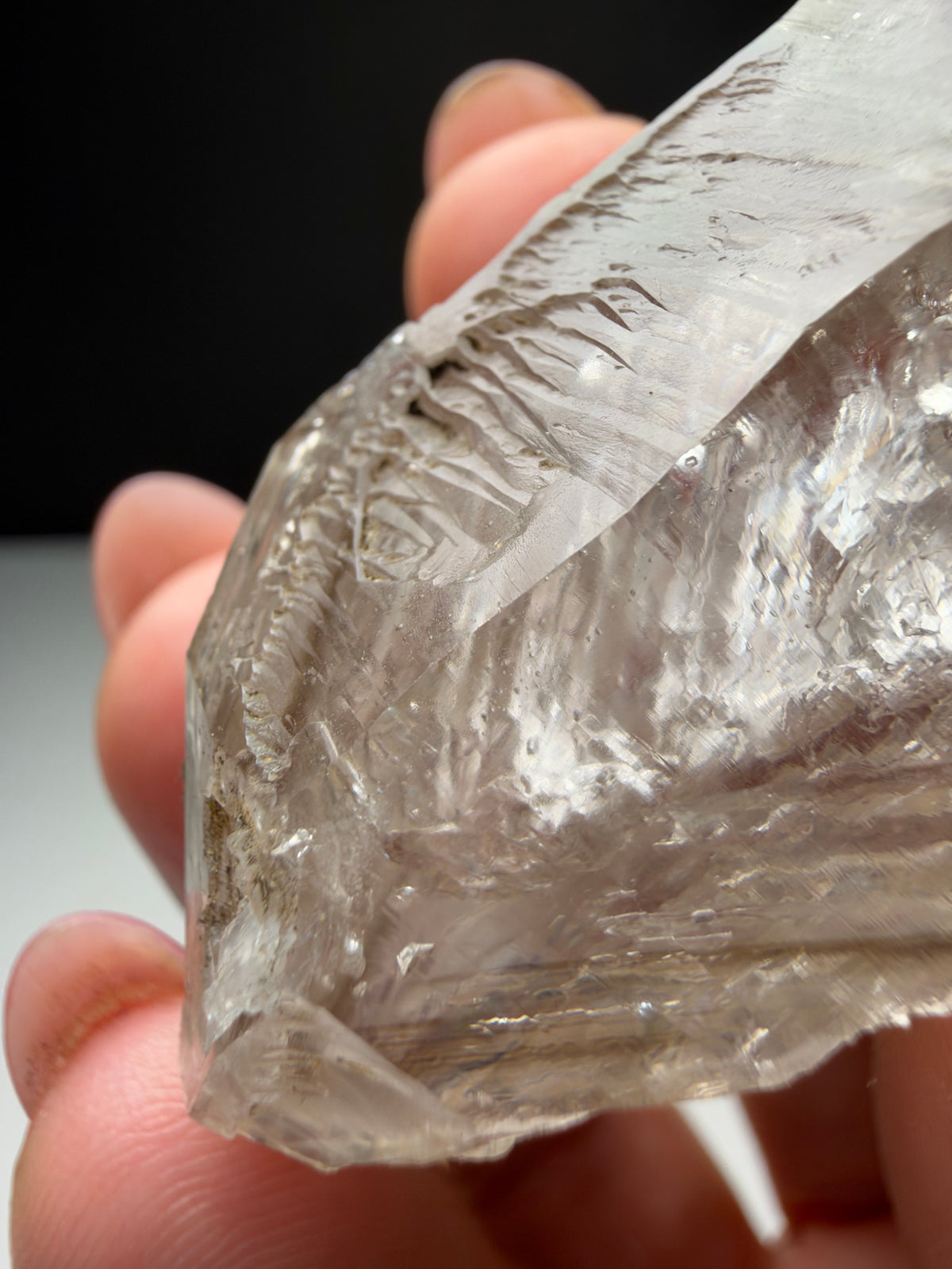 Double Terminateed Enhydro Quartz, Goboboseb, Namibia