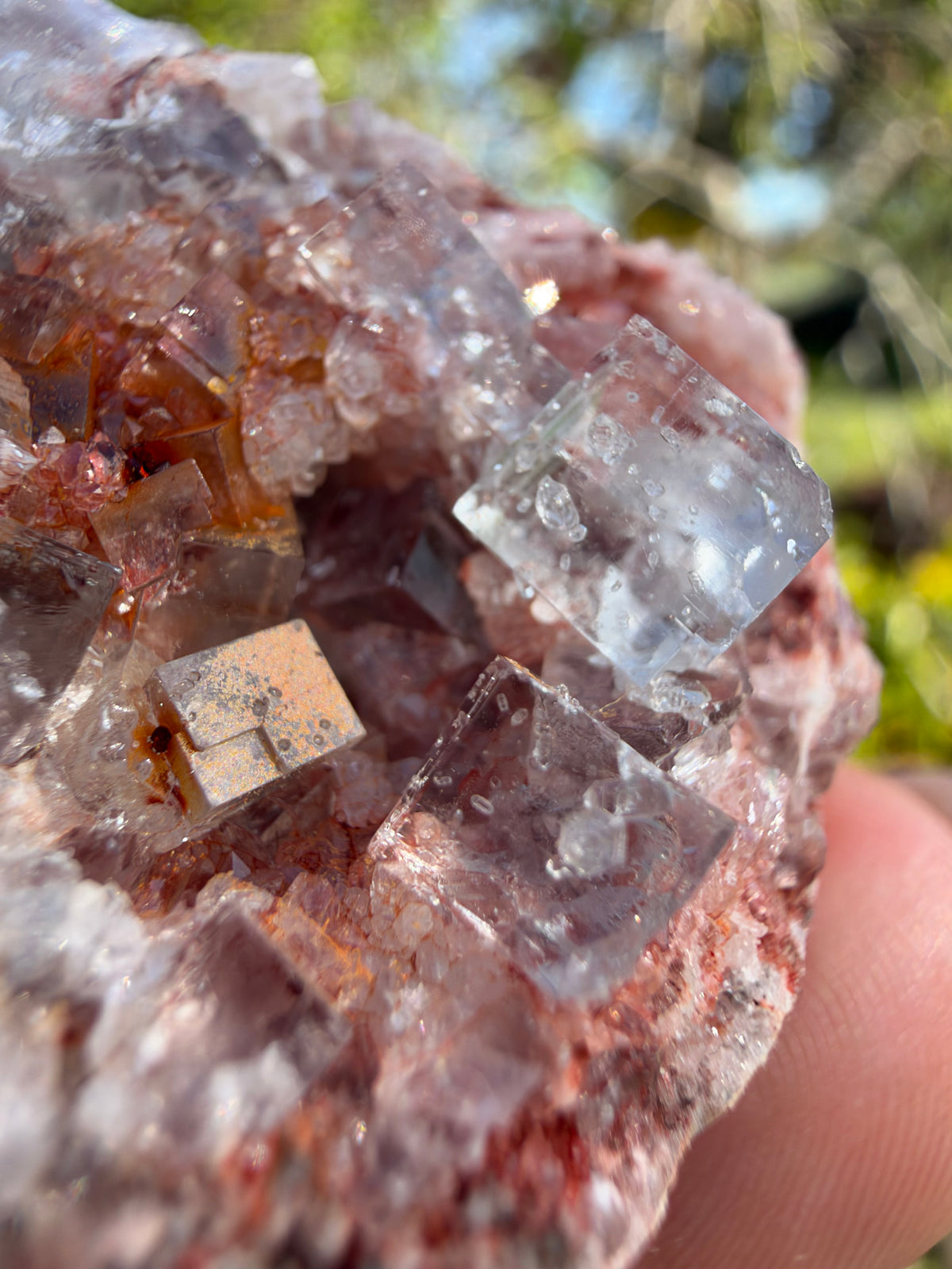 Lilac Fluorite, Hilarion Mine, Lavrion, Greece