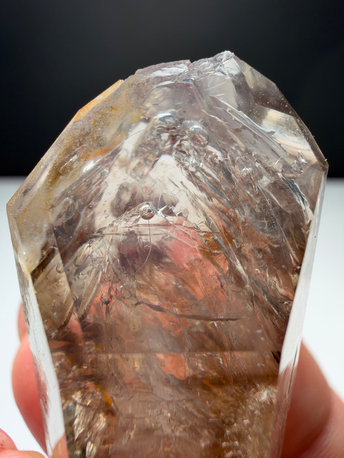 3+ Bubbles, Enhydro Quartz, Goboboseb, Namibia