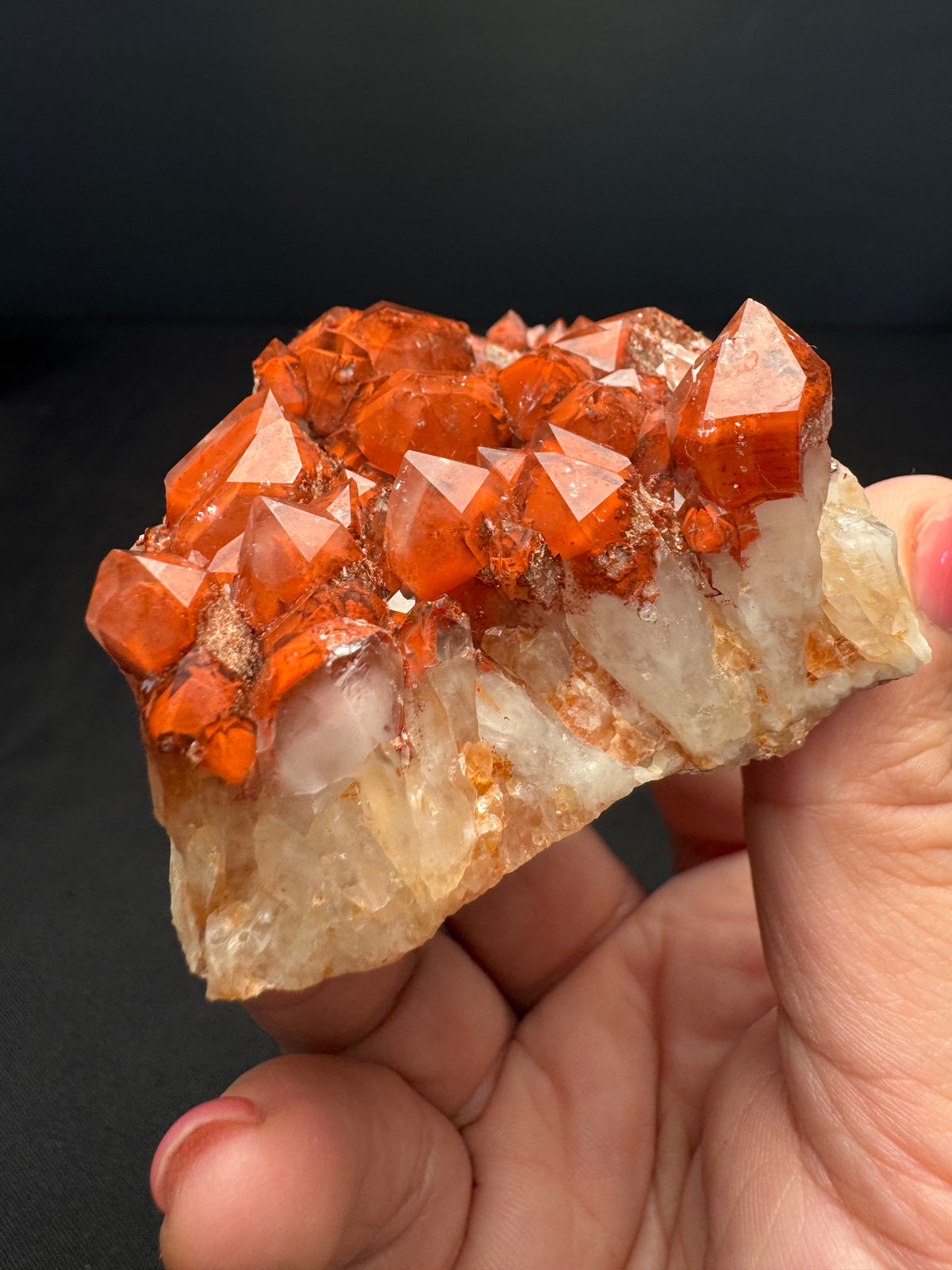 Quartz with Hematite, Orange River