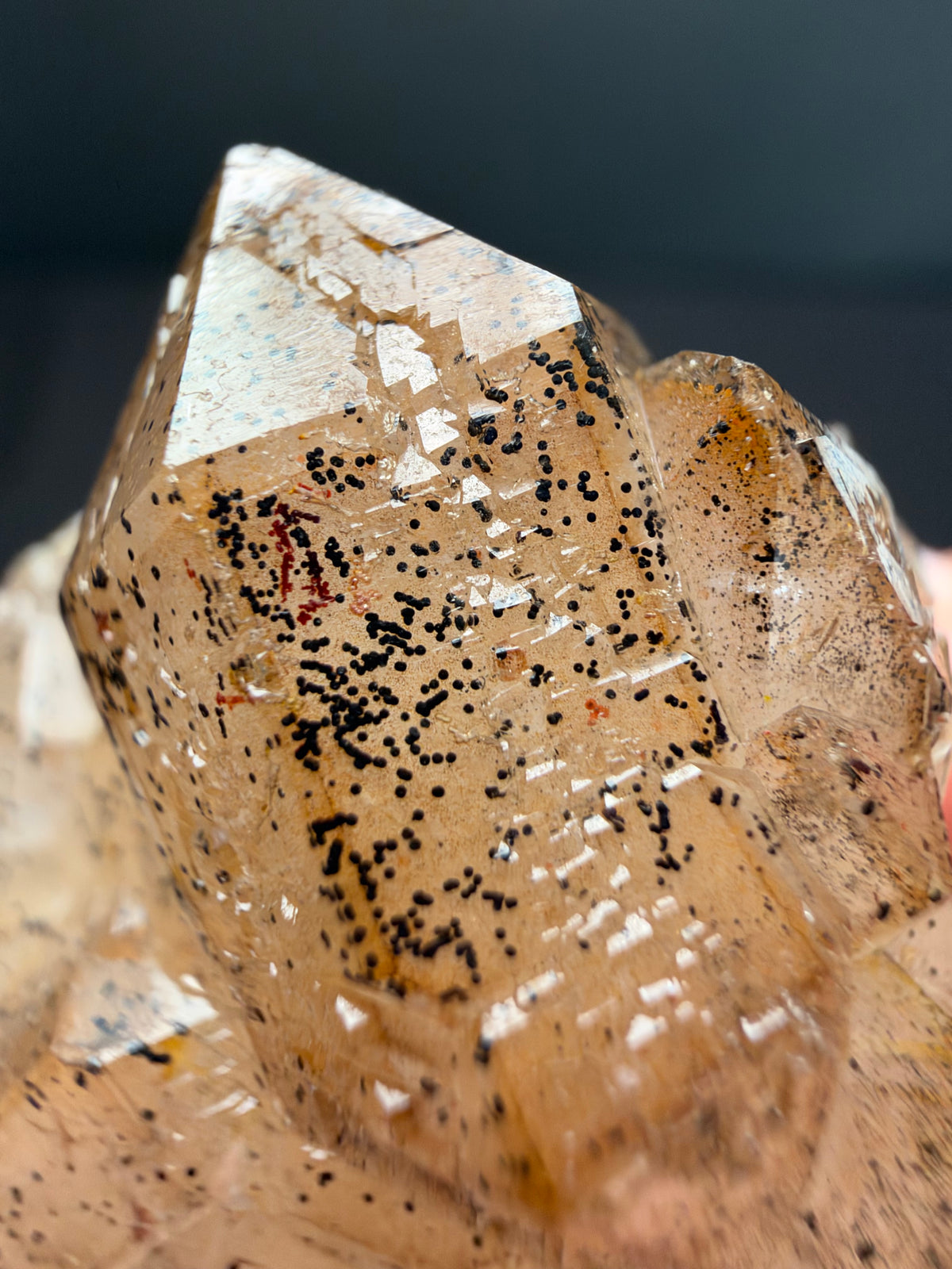 Quartz with Goethite, Tizirine, Morocco