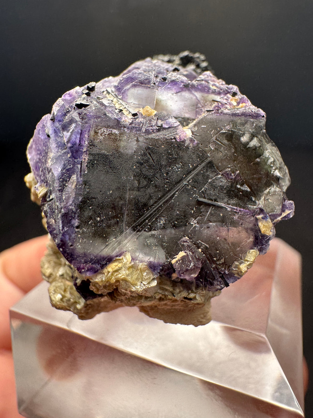 Schorl, Fluorite & Hyalite Opal, Erongo, Namibia