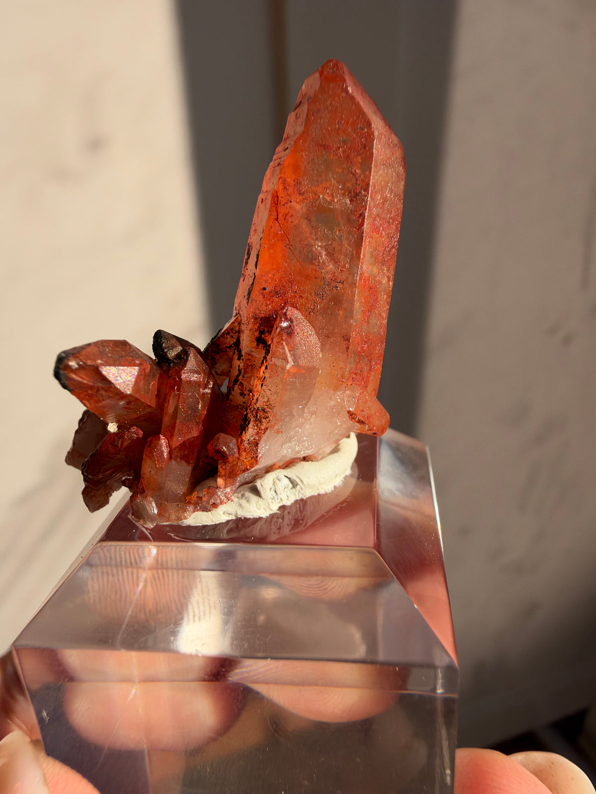 Ferruginous Quartz Miniature, Tinejdad, Morocco