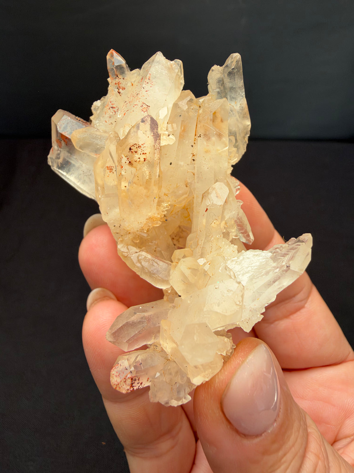 Faden Quartz with Hematite, Iouriren Mine, Morocco