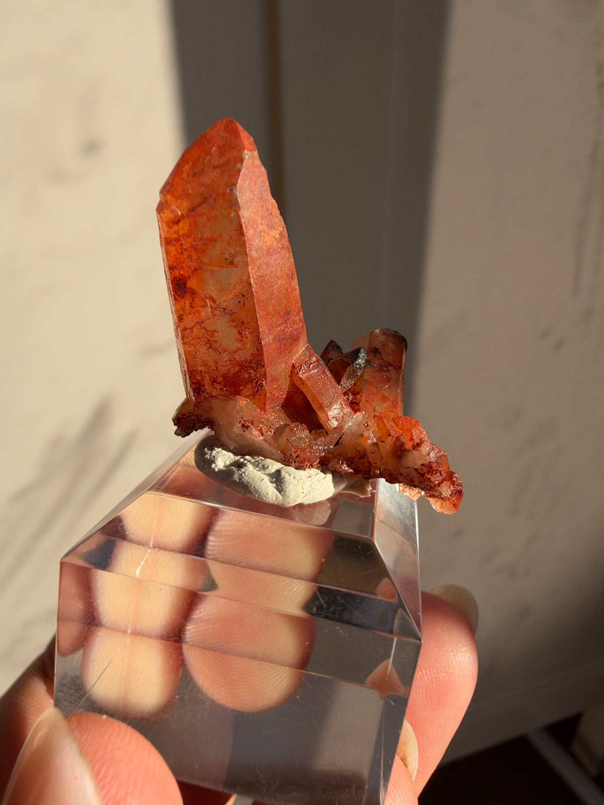 Ferruginous Quartz Miniature, Tinejdad, Morocco