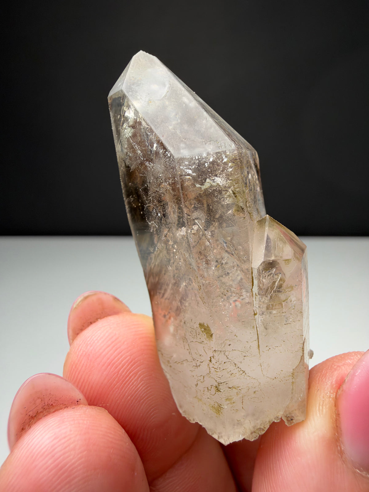2 bubbles Enhydro Quartz, Goboboseb, Namibia