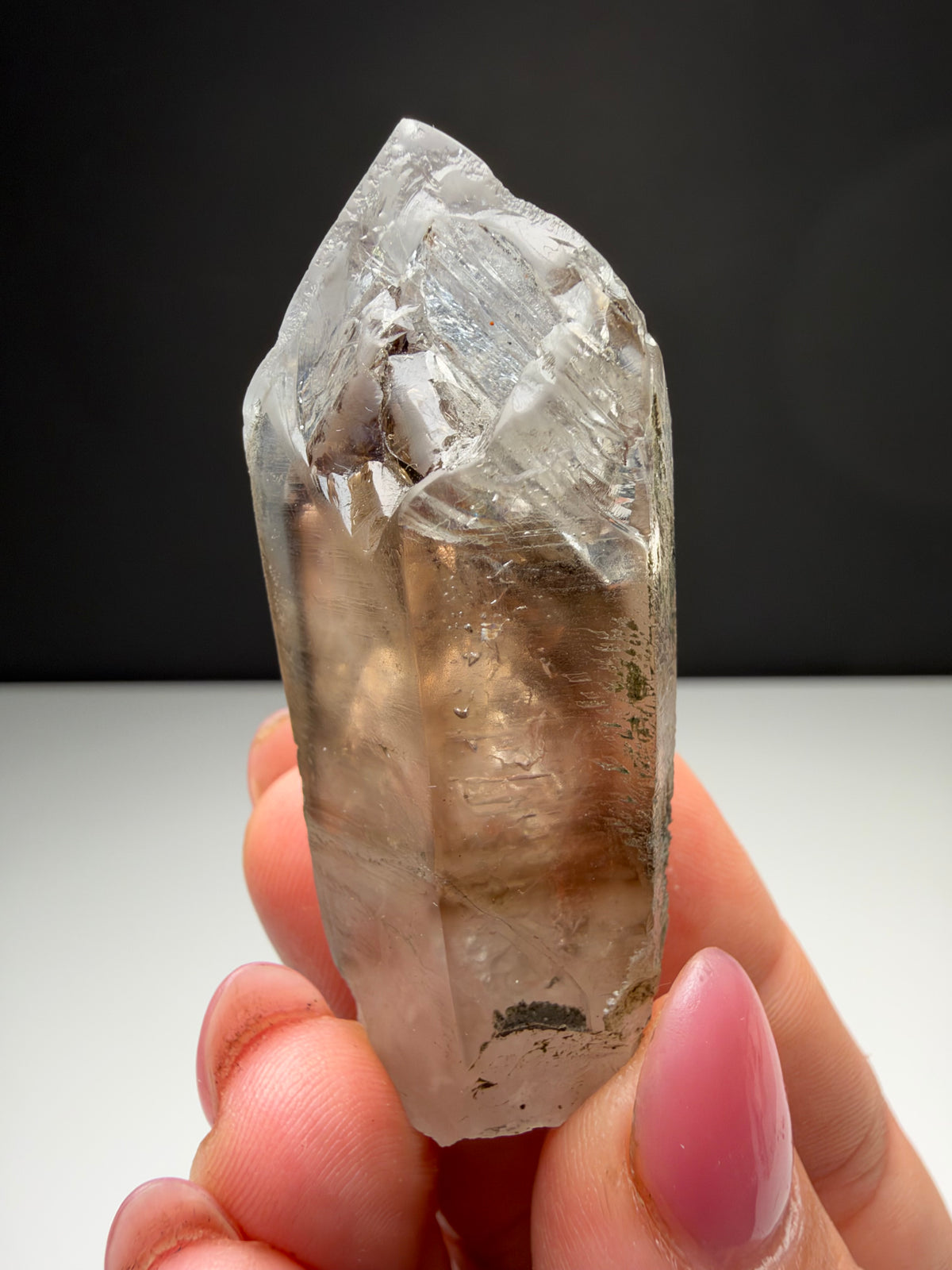 Deep Fenster Enhydro Quartz, Goboboseb, Namibia