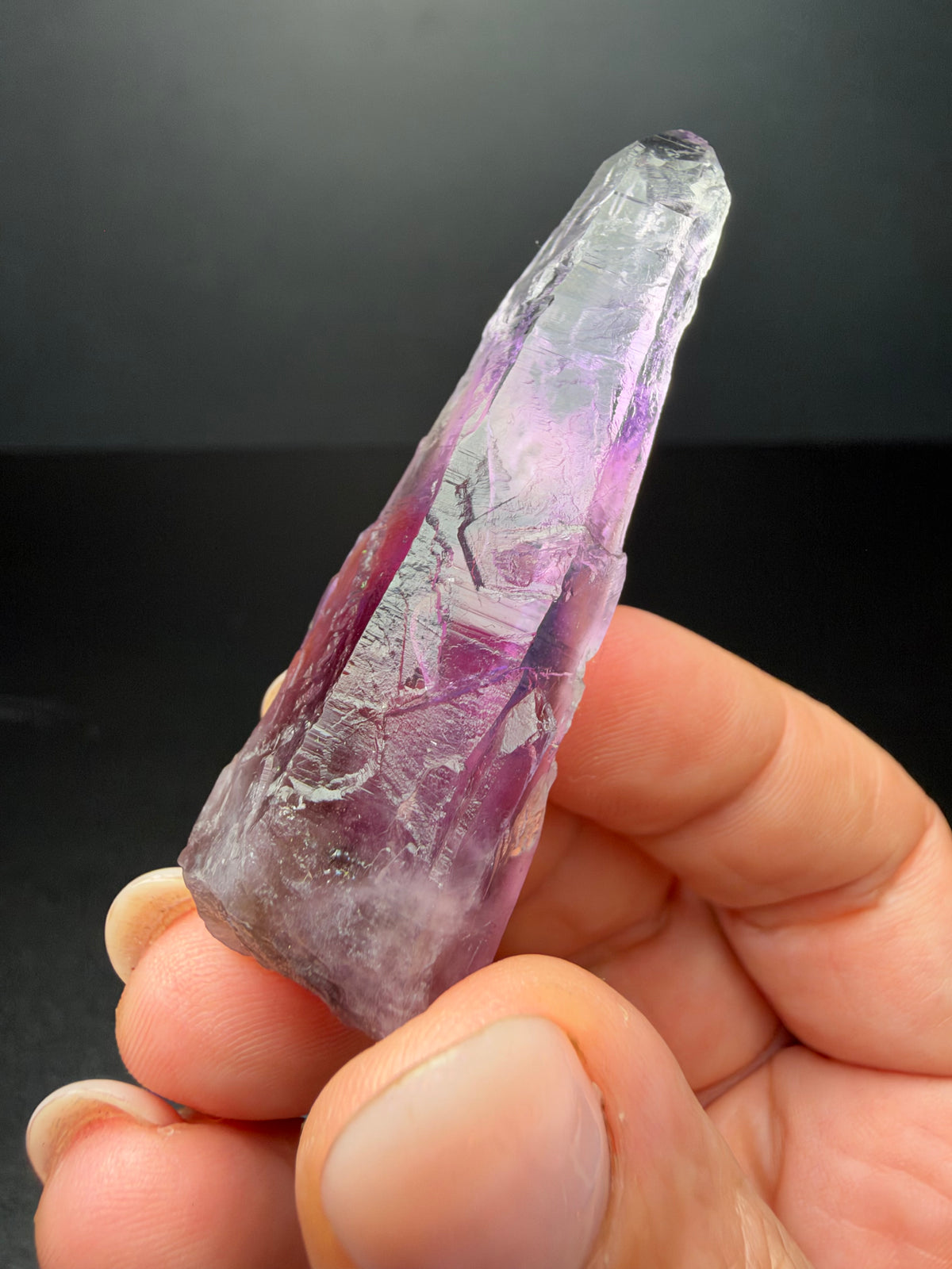 6cm Etched Amethyst, Guerrero, Mexico