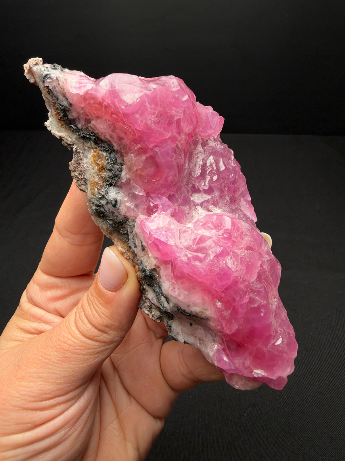 Cobalt Bearing Calcite, Bou Azzer Mine, Morocco