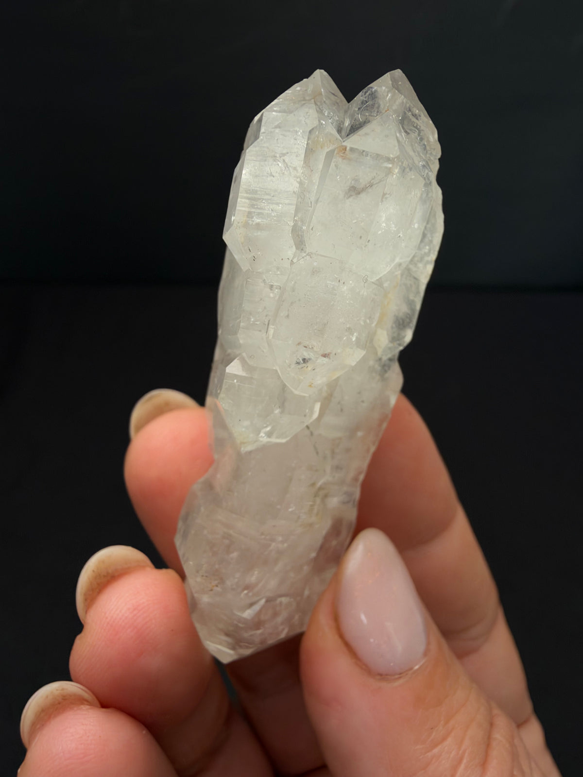 Double Terminated Quartz, Aït Ahmane, Morocco
