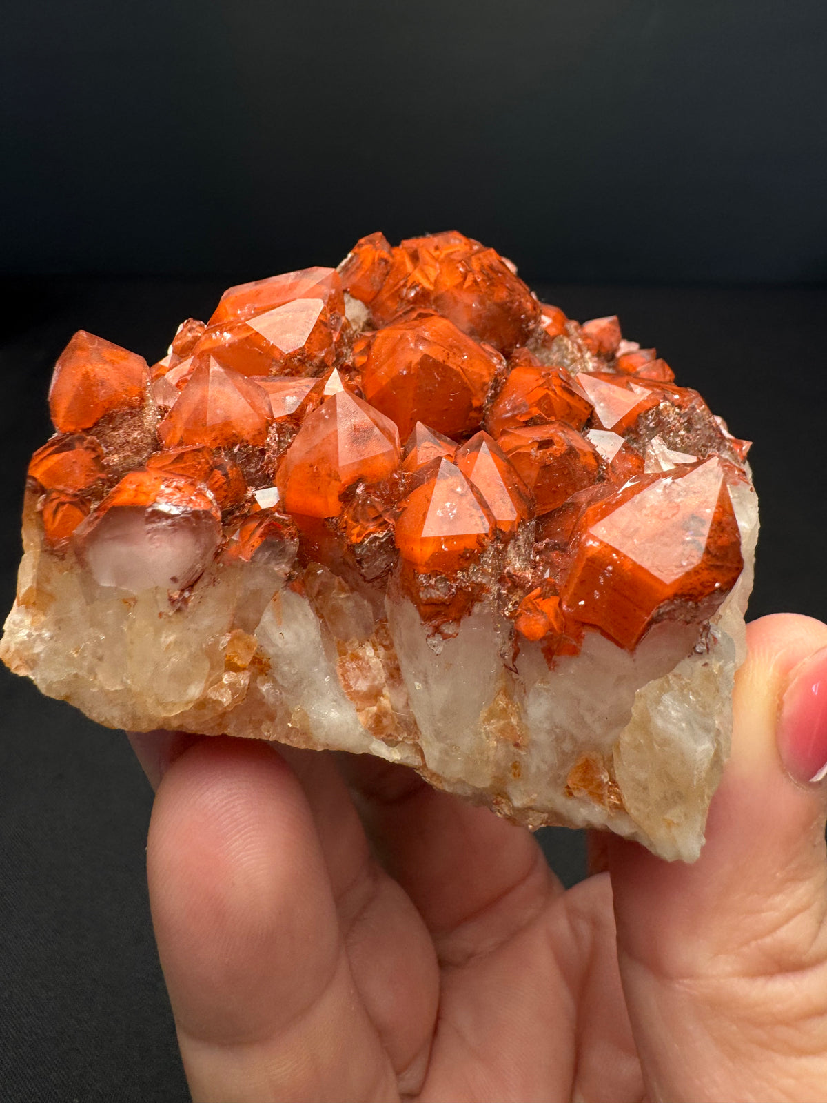 Quartz with Hematite, Orange River