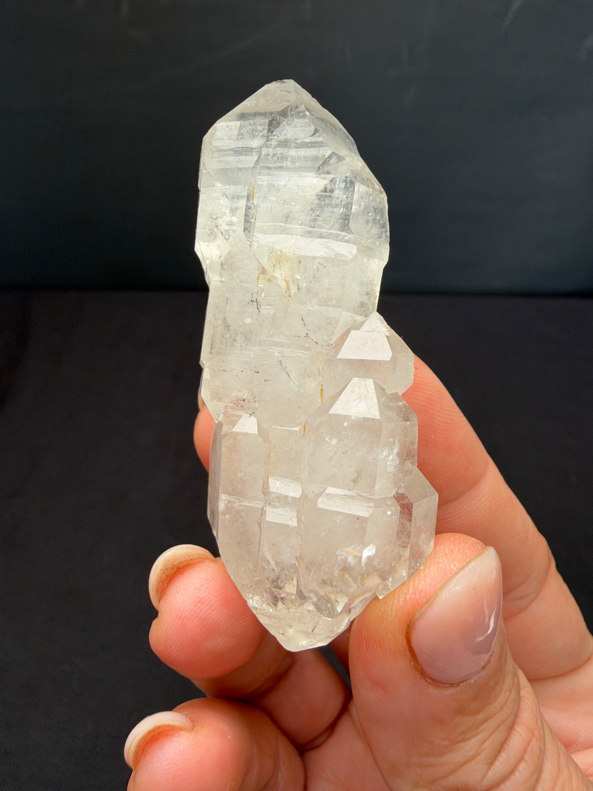 Double Terminated Quartz, Aït Ahmane, Morocco